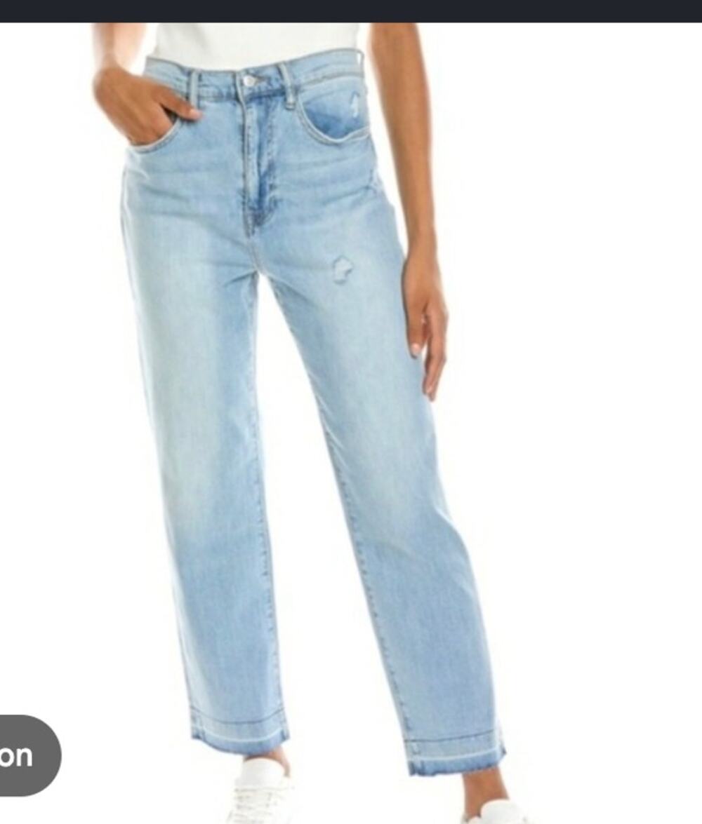 Hudson Kass Under the Sea High Rise Straight Leg Jean 28